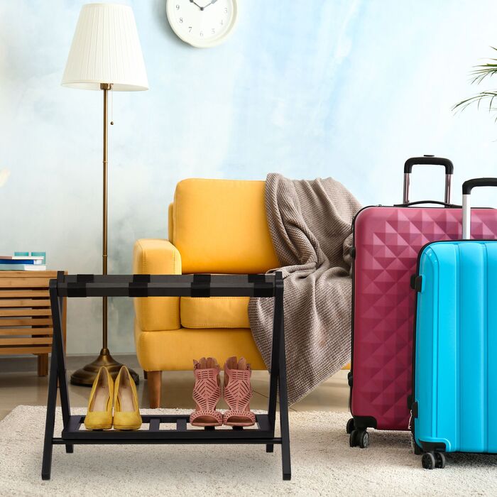 Набір з 2 багажних підставок Relaxdays, складаються