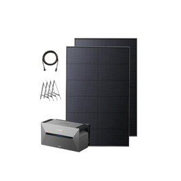 Anker SOLIX E1600 Pro: Портативна електростанція з сонячними панелями (1600 Wh, 890 Вт) + кріплення для балкону