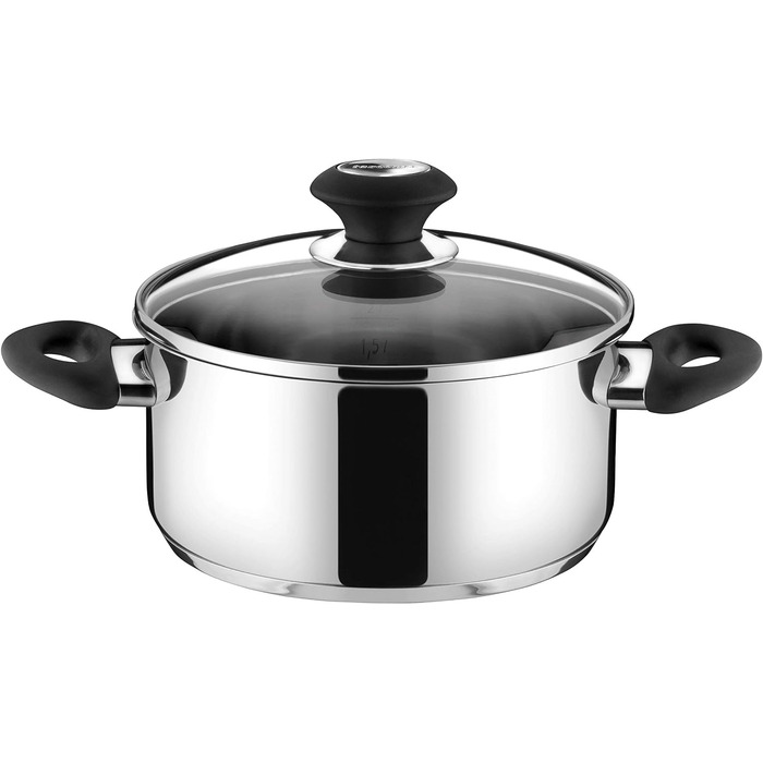 Набір посуду Tescoma, сріблястий / чорний, 53.4 x 26.6 x 26.2 см