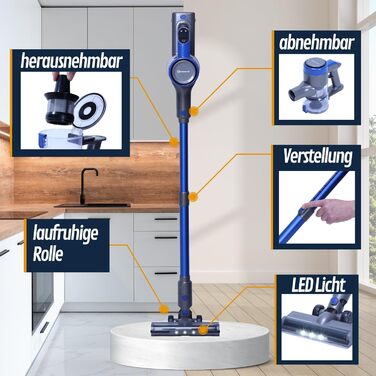 Акумуляторний пилосос 3-в-1 VARIO150: ручний, вертикальний, для килимів та підлоги, від тваринного волосся, до 45 хв роботи