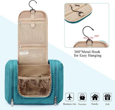 Жіночий клатч-органайзер BAGSMART travel clutch organizer (L, синій-2)