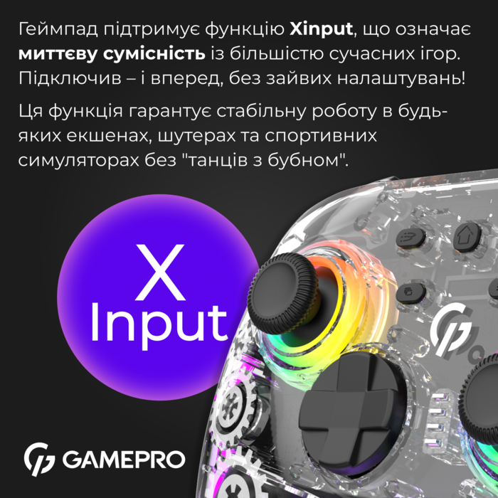 Бездротовий геймпад GamePro GPX13T