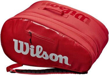 Сумка Wilson Padel Super Tour, для дорослих, унісекс, червона (червона), один розмір