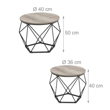 Набір журнальних столиків Relaxdays