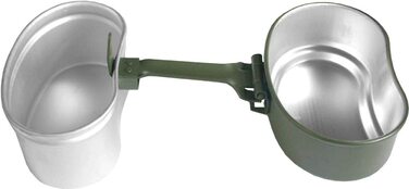 Набір посуду Normani Bundeswehr Федеральні столові прибори Алюмінієвий посуд BW Чашка з нержавіючої сталі Olive One Size
