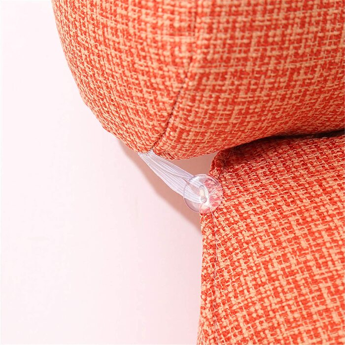 SWECOMZE Подушка для читання з підлокітниками, велика спинка, знімний валик для шиї, світло-фіолетовий