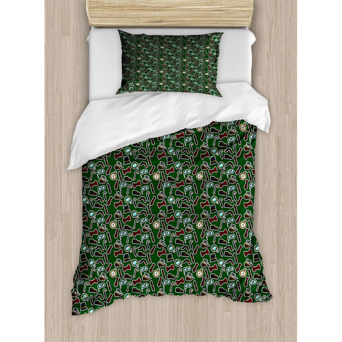 Набір підковдр Двоспальне ліжко, чоловіча мода денді, м'яка форма Високоякісна підковдра з 2 предметів з 1 наволочкою, 170 x 220 см - 75 x 50 см, багатобарвний