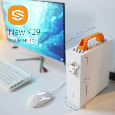Комп'ютерний корпус SGPC ITX Mini K29 зі сталі – новий