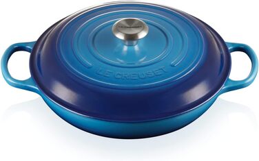 Каструля Le Creuset Signature з чавуну, 30 см, 3.5 л, Azure (Карибський)