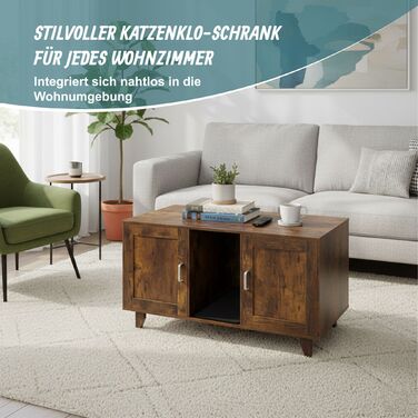 Relaxdays XXL комод для котячого туалету