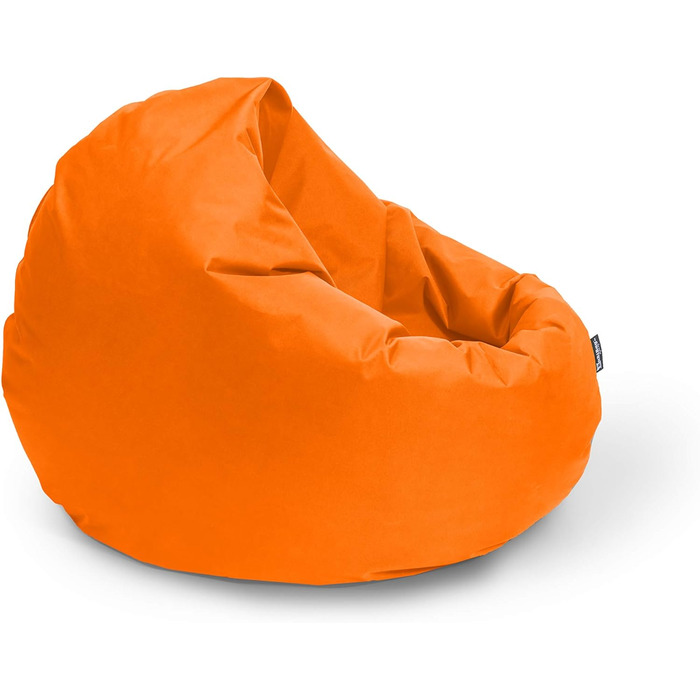 В 1 з наповнювачем Seat Cushion Floor Cushion Крісло BeanBag (діаметр 145 см, помаранчевий), 2