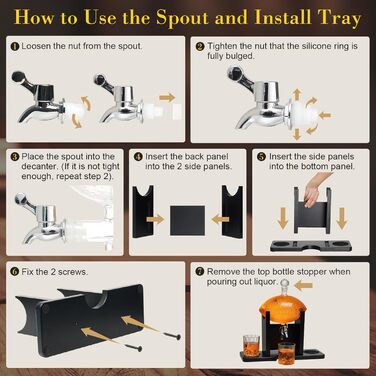 Набір для віскі з футбольним декором для чоловіків: лікерний набір з 2 склянками + 2 охолоджувачами, 1,3 л, подарунок для батька, чоловіка, друга