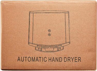 Електричний автоматичний сушар для рук настінний, 1200W (білий)