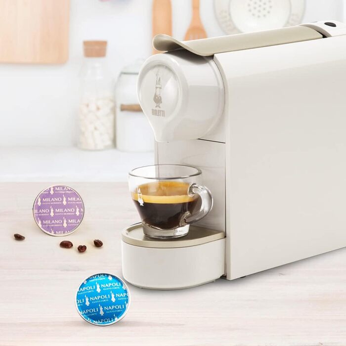 Кавомашина Bialetti Gioia для капсул, компактна, 500 мл, з переробленого пластику, Taupe