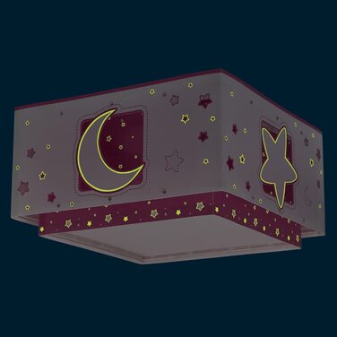 Стельовий світильник для дитячої кімнати Dalber Місяць і зірки