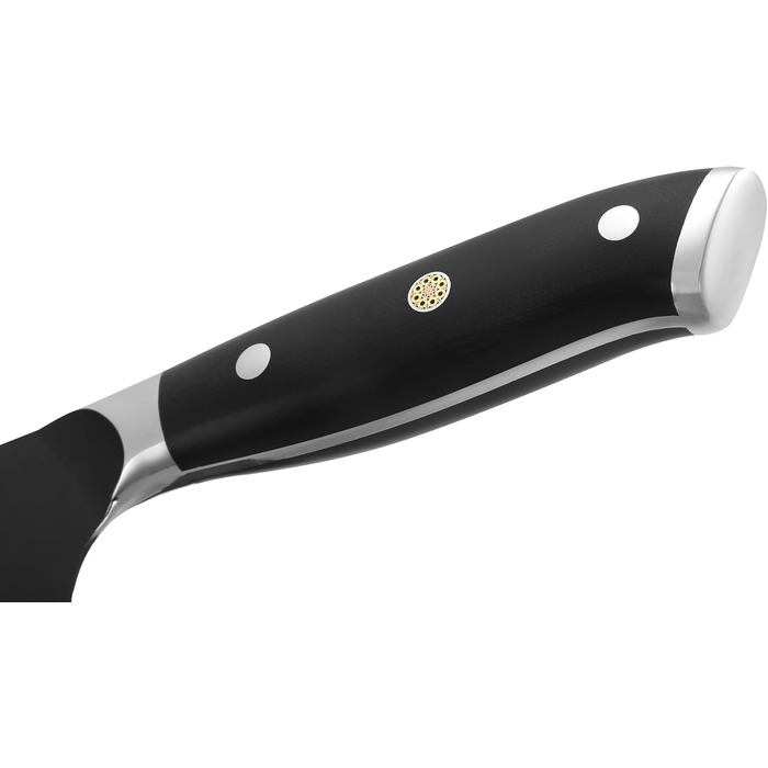 Набір кухонних ножів Wakoli Titanium Noir (5 предметів) з бруском - професійний набір ножів з титанового покриття, нержавіюча сталь, чорний, магнітний брусок, Nakiri