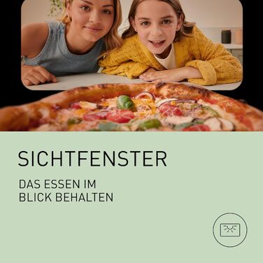 Фритюрниця повітряна Panasonic NF-CC500SXE з вікном, 80–200 °C, 9.6 л, 11 програм, LCD-дисплей, функція пари, ETM Award 2024, легко миється, сірий матовий колір