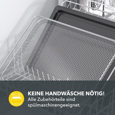 Багатофункціональна міні-піч Heinrich's 48L з конвекцією, таймером, підсвічуванням, 100-230°C, сенсорне керування, з аксесуарами, чорна, 2000W