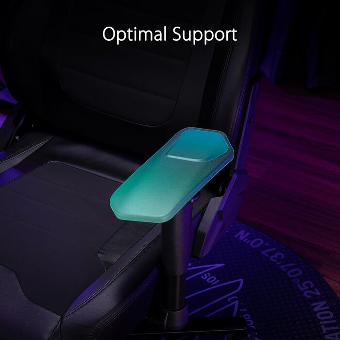 Ігровий крісло ASUS ROG Aethon (чорний, ергономічний, сталевий каркас, підтримка попереку)