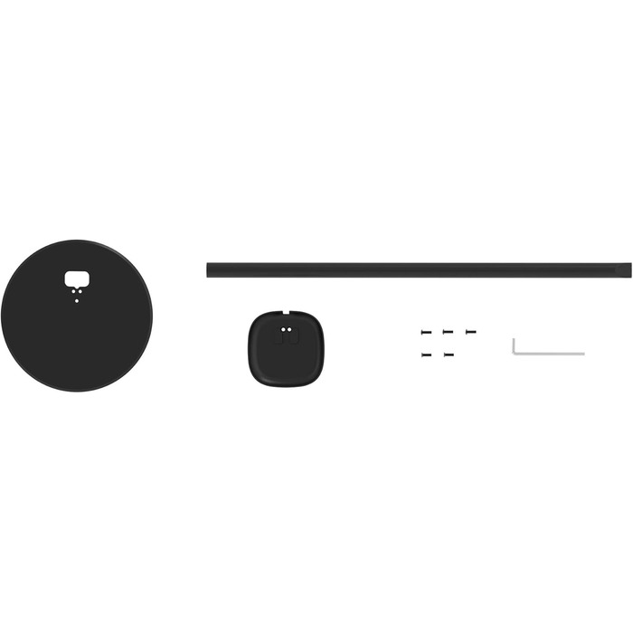 Підставка для SONOS ONE та Play:1 Conecto CC50595-2 (2 шт.) - чорний колір, з кабельною організацією, 71,6 см, до 3 кг
