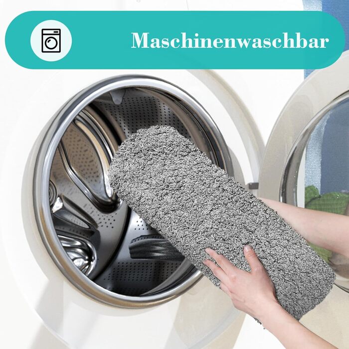 Набір килимків для ванної кімнати Digiroot (2 шт.) - неслизькі, швидковисихаючі, з м'якого ворсу, 40x60 см та 50x80 см, сірий