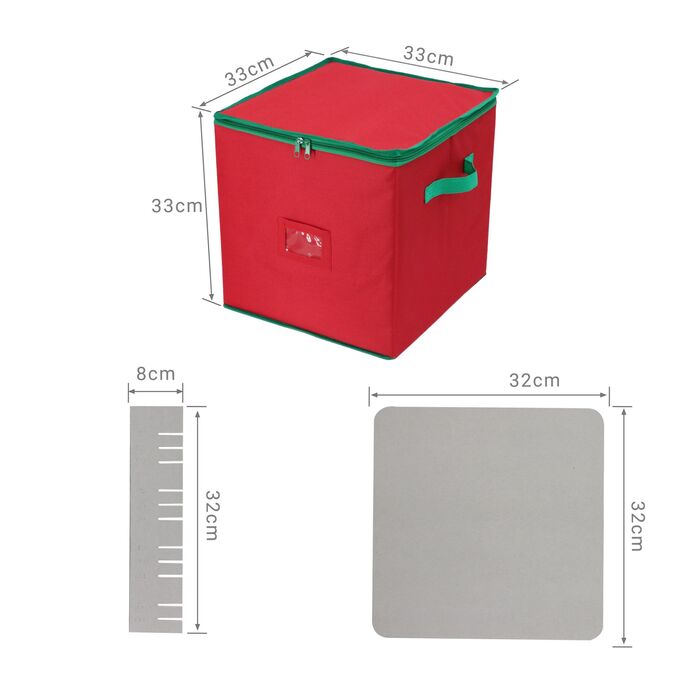 Коробка для зберігання новорічних кулі