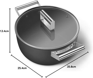 Електричний чайник Smeg KLF05CREU, 0.8 л, кремовий колір, нержавіюча сталь, з індикатором рівня води та захистом від перегріву