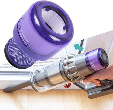 Фільтр для Dyson V11, комплект з 3 шт. , заміна на Dyson V11/SV14, замінює вакуумний фільтр DY-970013-02