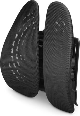 Ортопедична подушка для спини Kensington K55807WW з охолоджуючим гелем (для підтримки попереку, виправлення постави, полегшення болю при ішіасі) чорна