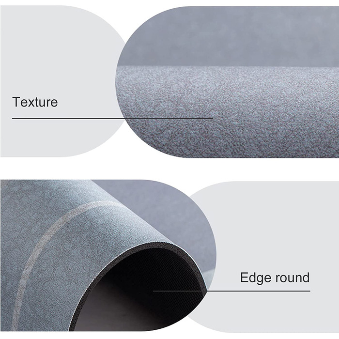 Надпоглинаючий підлоговий килимок IKUSO, швидковисихаючий килимок для ванної, що миється нековзний килимок для ванної, сірий-50 * 80 см (Овальний, 50 х 80 см)