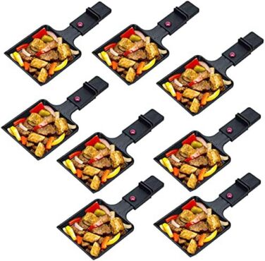 Ракулетка Melissa 16300026 з грилем для 8 осіб, 1200 Вт, регульована температура, чорний колір