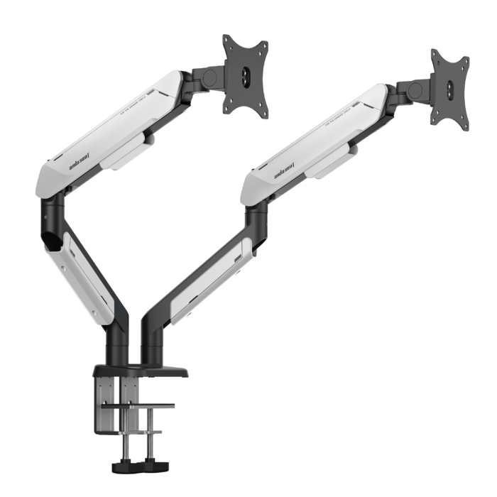 Настільне кріплення для двох моніторів Anda Seat Stealth PRO II Duo 17’’-42’’ Black & White