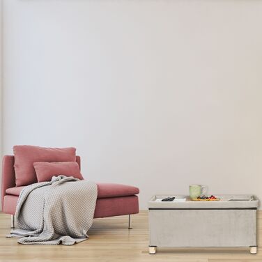 Лавка Relaxdays з оксамитовим покриттям та дерев'яними ніжками