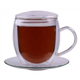 Стакани для чаю Feelino з подвійними стінками (1х400мл) - кружки для глінтвейну, чашки для чаю, термостакани