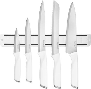 Набір кухонних ножів Messerblock з кухонними ножами та ножицями, 6 предметів, чорний