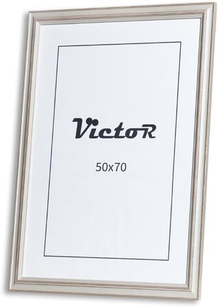 Рамка для фото VictoR 15x21 Сільський будинок Тернера - вінтажна, ударостійка - молдинг 39x17мм - 15x20 вінтаж (бежевий, 50x70см)