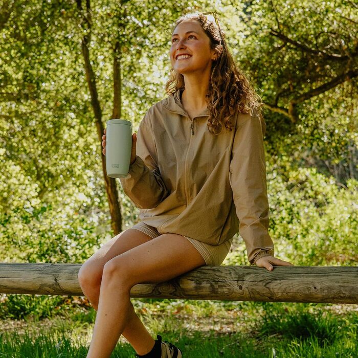 Термокружка BOTTLE Thermobecher 350 мл, 500 мл, виточна, з Quick-Press кришкою, для кави та чаю, Travel Mug Classic Grande (Зелена)