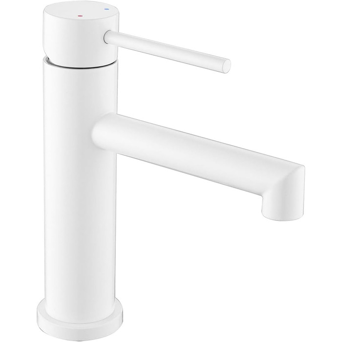 ONECE Змішувач для ванної кімнати білий, однорегуляторний з висотою виливу 105 мм, знімальний аератор