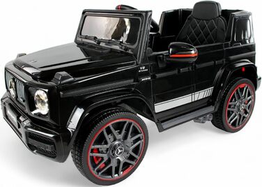 Дитячий електромобіль Mercedes G63 AMG 4x4 180 Вт, шкіряне сидіння, EVA колеса, пульт, 12V, червоний
