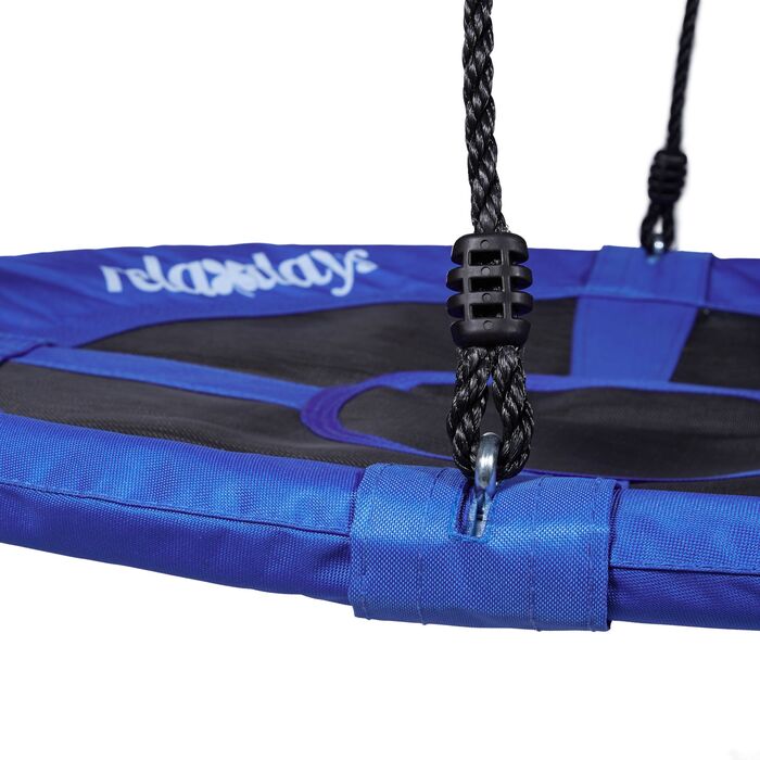 Кругла гойдалка-гніздечко Relaxdays з закритим сидінням