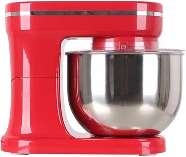 Кухонна машина Schäfer 1200 Вт з міксером та для замісу тіста, червона