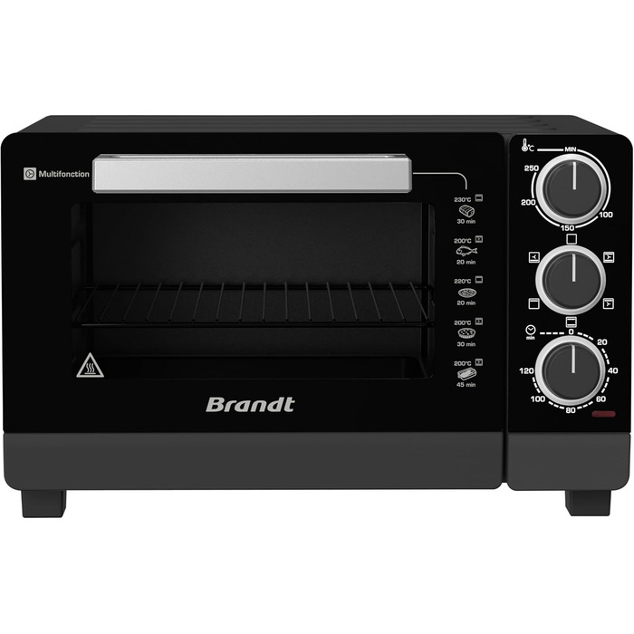 Міні-піч Brandt FC405MS, 21 л, сіра, 5 режимів, компактна, 2100 Вт, для дому