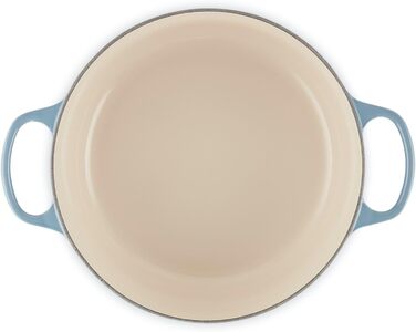 Сковорода Le Creuset Signature з чавуну з кришкою, Ø 20 см, 2,4 л, Chambray