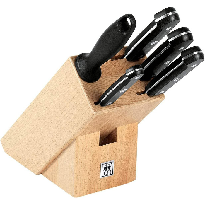 Набір ножів Zwilling Gourmet 6 предметів, нержавіюча сталь, срібно-чорний, 38 x 28 x 28 см