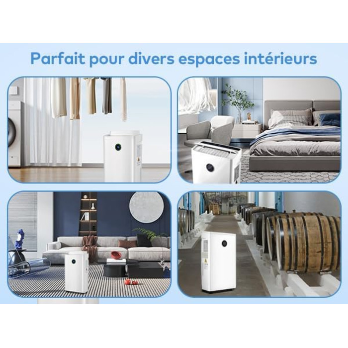 Зволожувач повітря Pasapair – автоматичний осушувач для дому до 120 м³ (20 м²) з таймером, 3 режими роботи, цифровий дисплей, шланг для відведення конденсату. Захист від вологи та плісняви.