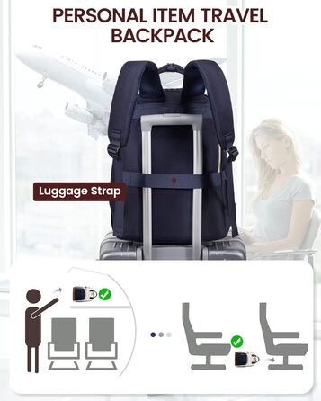 Рюкзак LOVEVOOK для ноутбука 15.6 дюймів: шкільний, для підлітків, водонепроникний, антикрадійний, для дівчаток та хлопців, чорний, бежевий