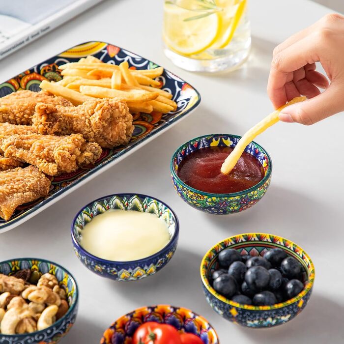 Набір кавових чашок Vancasso 6 шт. SIMI, 360 мл, порцеляна, чайний сервіз на 6 осіб (6 салатників)