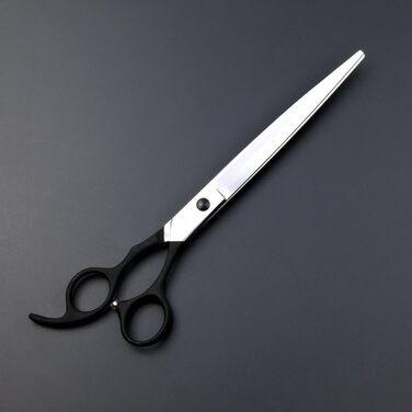Професійний 2,2-сантиметровий гнучкий лак Purple Dragon, Чорна ручка, ножиці для стрижки волосся і ножиці для собак-Японська нержавіюча сталь 440C, ідеально підходить для перукаря для домашніх тварин