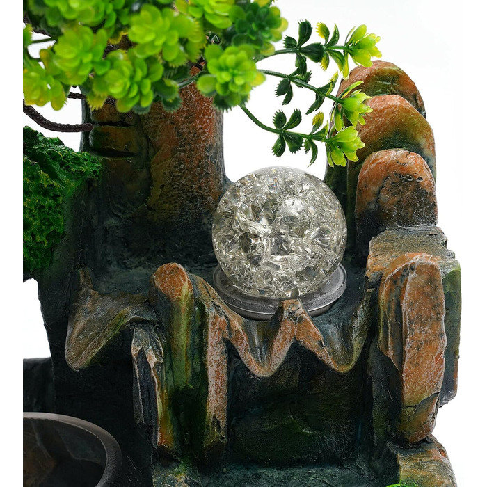 Декоративний фонтанчик для дому та офісу: міні-фонтан, вологостійний орнамент для медитації та декору