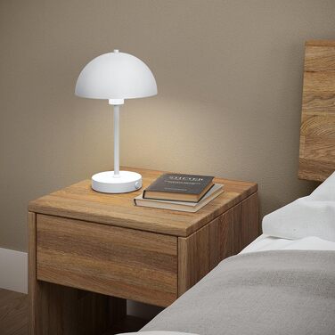 LED настільна лампа Skølm Aeriala: регульоване світло, USB-C зарядка, до 10 годин роботи, метал, тепле світло